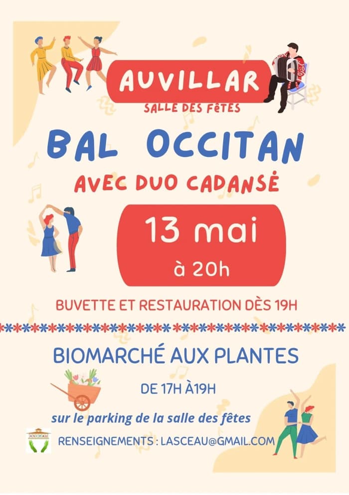 Bal Occitan + bio marché aux plantes