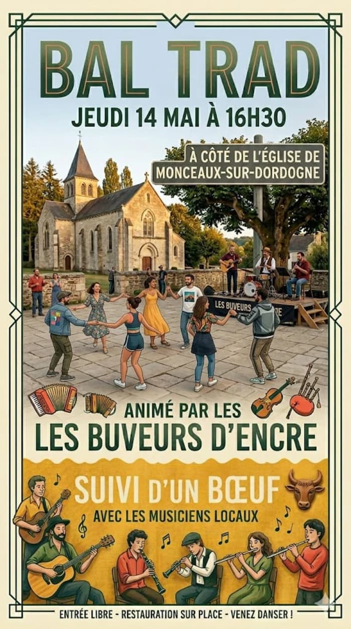 Bal Trad Monceaux sur Dordogne