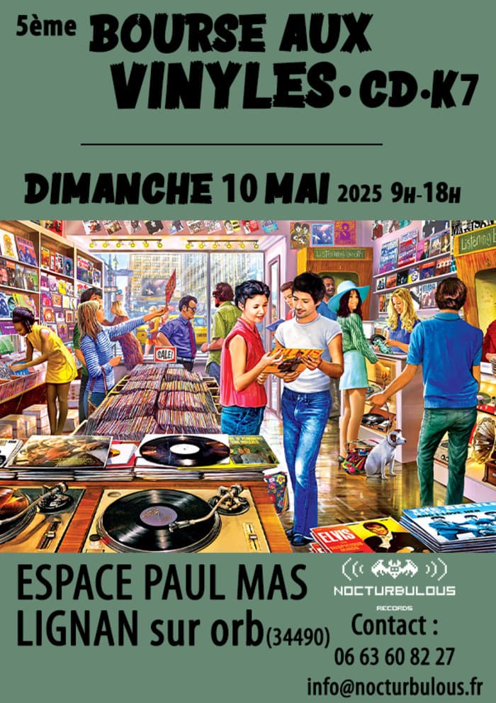 5ème Bourse aux vinyles Nocturbulous Records