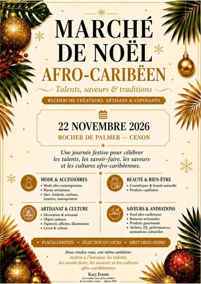 Marché de Noël Afro-Caribéen — Talents, Saveurs & Traditions