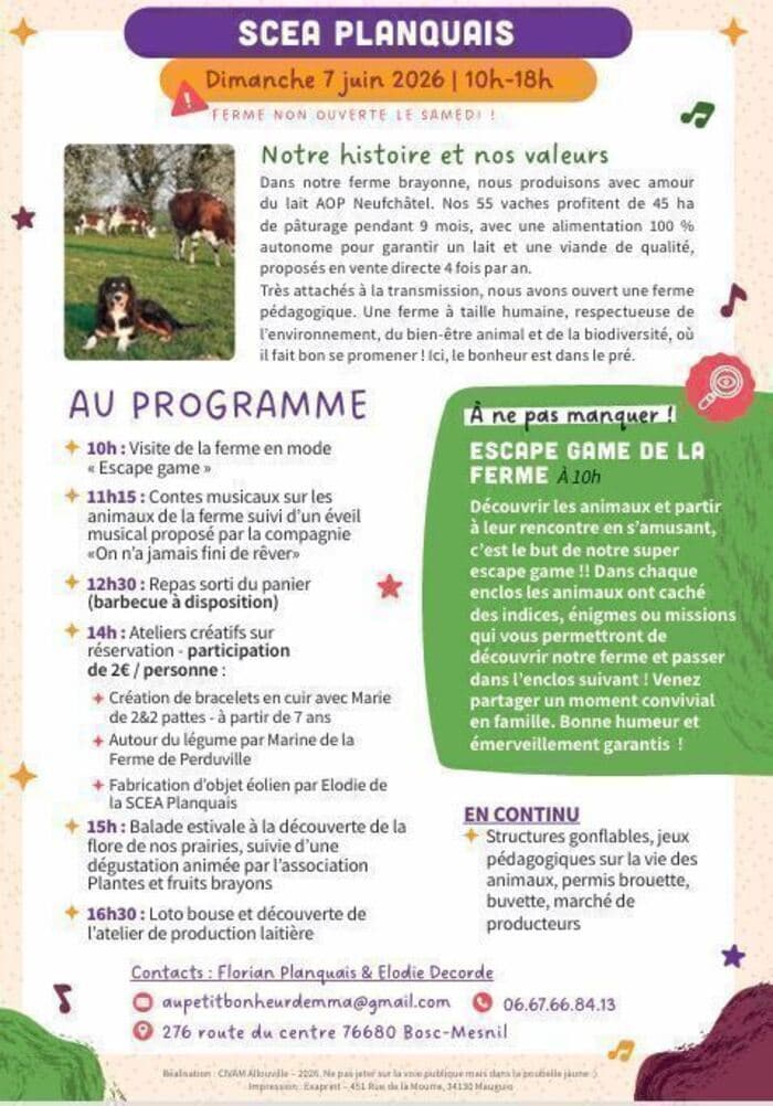 CIVAM Vachement dépaysant - SCEA Planquais