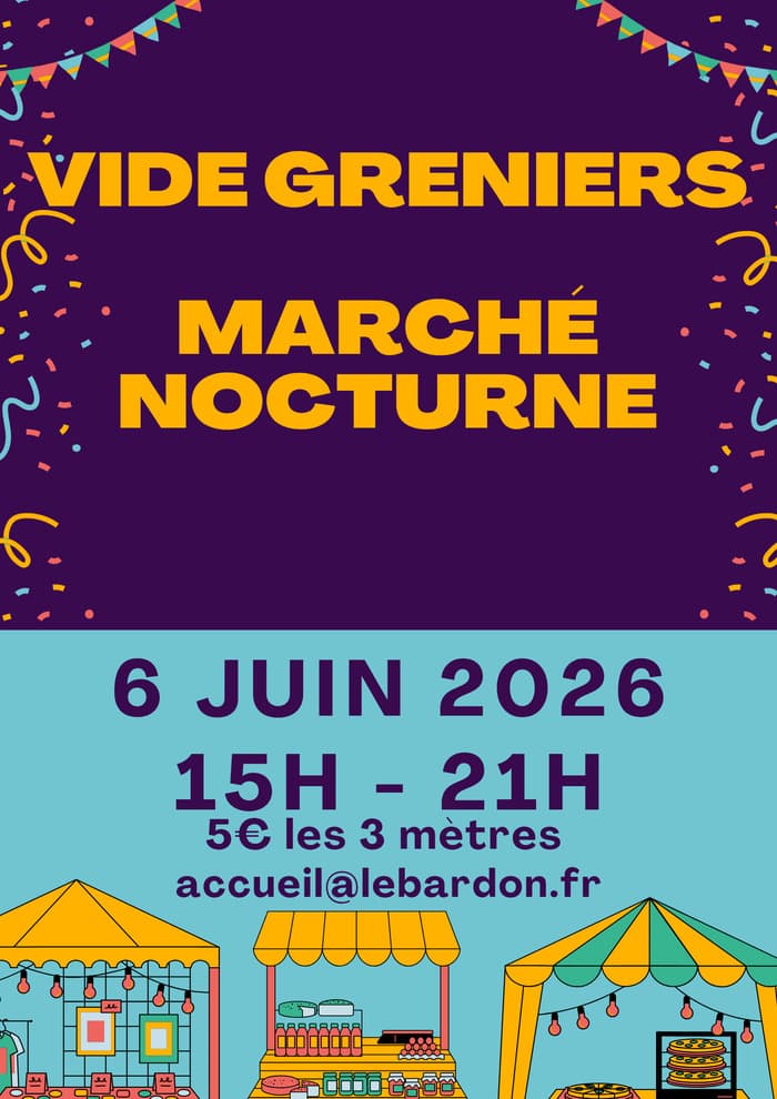 Vide-greniers - marché nocturne