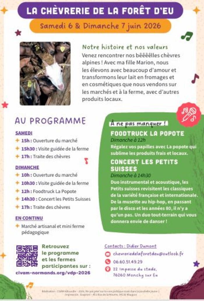 CIVAM Vachement dépaysant - La chèvrerie de la forêt d'Eu
