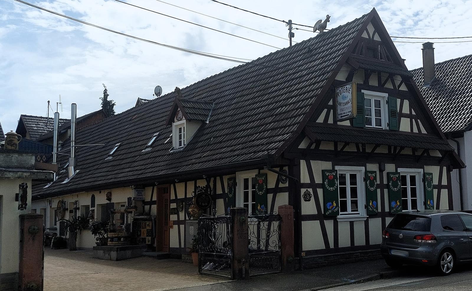 La maison-atelier de la poterie Friedmann, à Soufflenheim