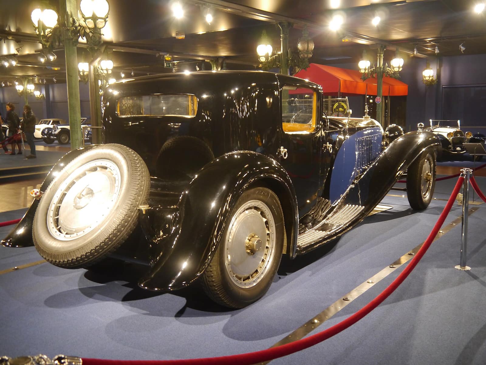 Une Bugatti Type 41 exposée à la Cité de l'Automobile, à Mulhouse