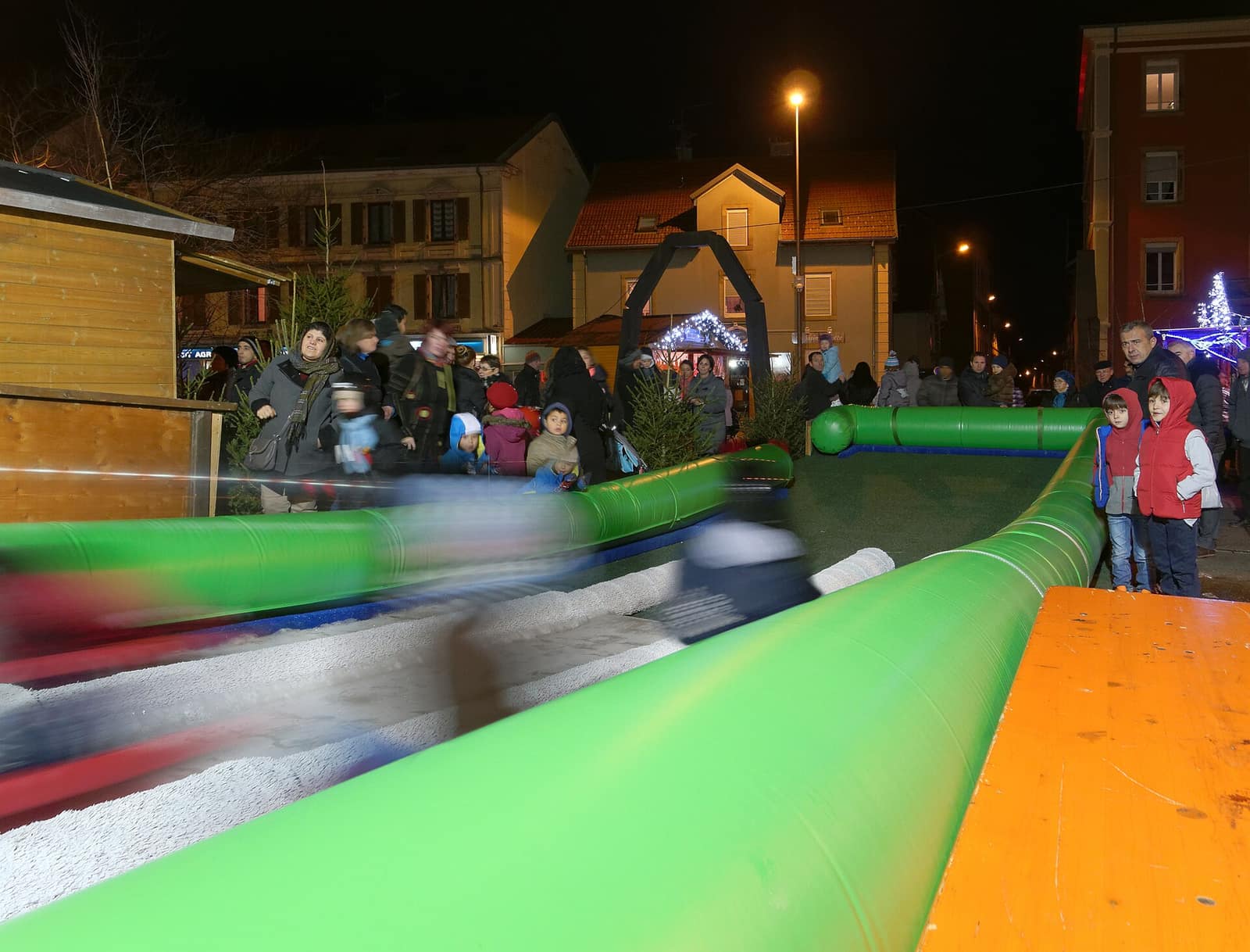 Chalets et animations du Mois givré, à Belfort