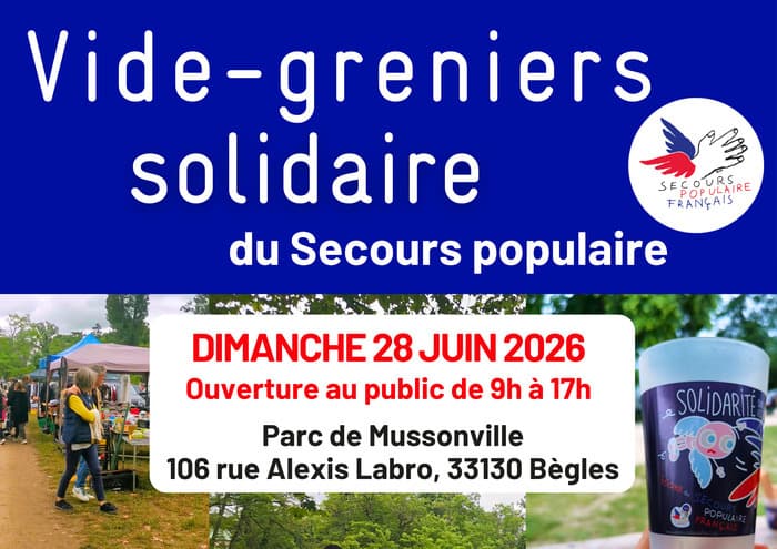 Vide-greniers solidaire du Secours populaire